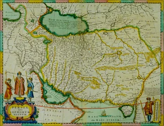 Janssonius kaart van Perzië